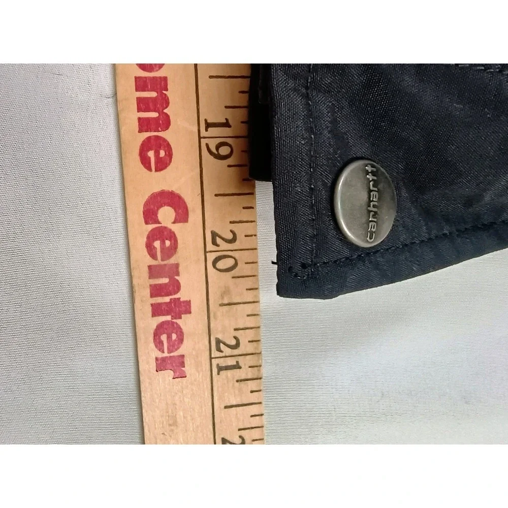 Carhartt Women's Black Zipper Leg Snap Snow Winter Lined Outdoor Pants XL